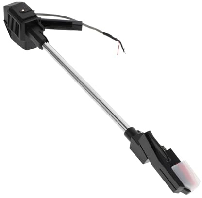 Tonarm für Plattenspieler Tonabnehmer Ersatztonarm Schwarz | Abs und Metall, Tragbar und Leicht, Einfache Montage, mit Stylus für Vintage Phonographen