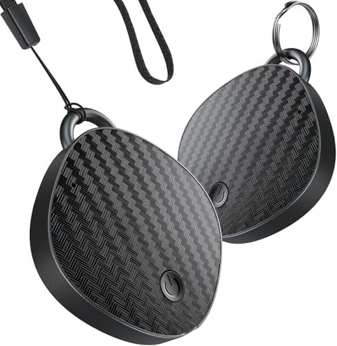 Schlüsselfinder für Apple (iOS NUR), 2er Pack Air Tracker Tag für Schlüssel, Taschen, Gepäck, Weltweit Koffer Tracking Tag Kompatibel mit Apple Wo ist?