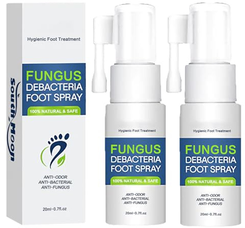 Athletes Foot Spray,2PCS Anti Odor Spray for Smelly Feet,Natural Foot Deodorant for Itch Feet,Foot Odour Serum for Men & Women,Instant Foot Deodorant,Anti Itch &Sooth