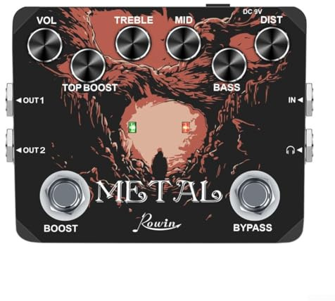 Rowin Metal Distortion Pedal Ideal for Musicians Seeking Exceptional Sound Definition