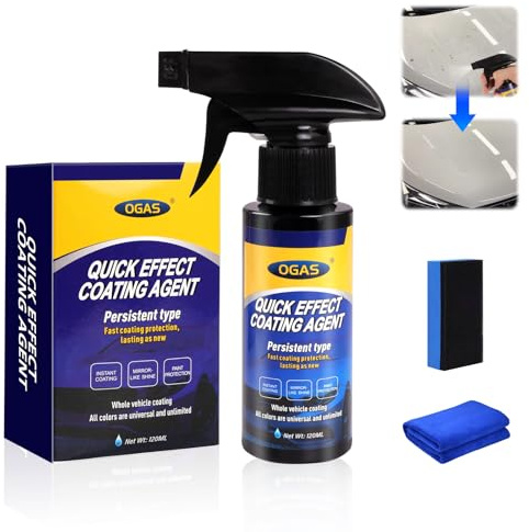 120 ml Quick Effect Coating Agent 3 in 1 Hohe Schutzwirkung Schnell Beschichtetes Car Coating Spray Autolack Außenrestaurator Multifunktionales Beschichtungs Erneuerungsspray