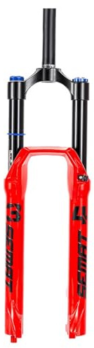 HWEVDHJ Mountain Bike Air Suspension Fork 26/27.5/29 Inch Disc Brake MTB Forks 160mm Travel Straight/Tapered Tube Bike Front Fork 28.6mm QR 9mm Manual Lockout
