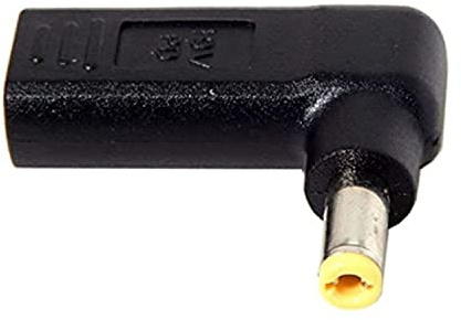 Cablecc USB-C USB 3.1 Type C to Rectangle DC Plug 5.5mm 4.0mm 7.4mm 3.0mm 2.5mm Adapter (5.5 * 2.5MM)