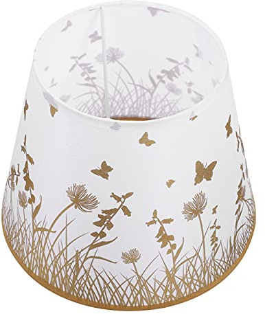 Lurrose Lampenschirm Aus Stoff Für Tischlampen Stehlampen Nachttischlampen Kronleuchter Beige Dekorativer Lampenschmuck Lampenabdeckung