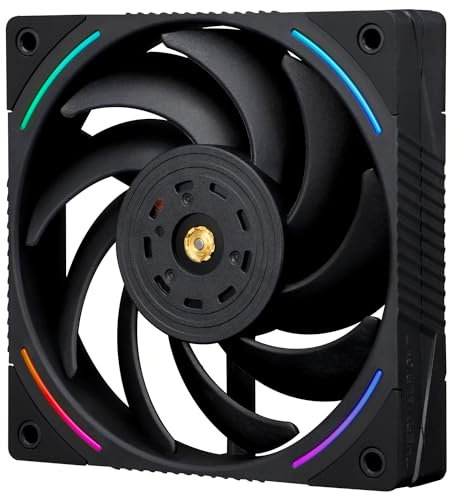 Thermalright TL-K12 ARGB CPU Fan 120mm Case Cooler Fan, 4pin PWM Connector Silent Computer Fan with S-FDB Bearing and Double-sided rubber mat,Desktop Cooling Fan，AIRFLOW CONNECTOR 69CFM (MAX) (TL-K12)