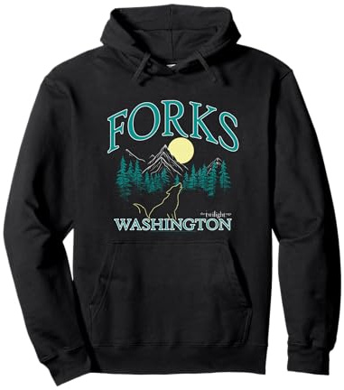 Twilight Forks Washington Movie Pullover Hoodie