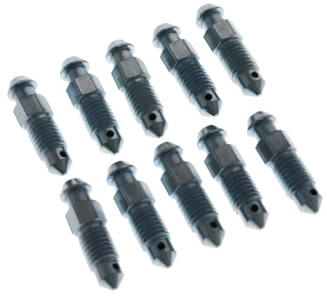 10x Bremssattel Entlüfterschraube Entlüftungsventile M7x1x25.7 mm SW7
