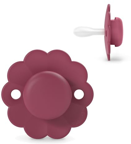 Suavinex, Schnuller für Babys 6/18 Monate, Runder Schnuller mit physiologischem Silikonsauger SX Pro, Symmetrisch, Superweich und Flexibel, respektiert die orale Entwicklung, Wonder Magenta