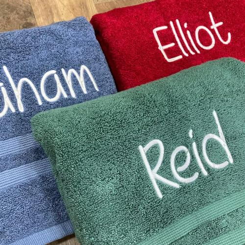 Personalisiertes Handtuch,saunatuch mit Namen Bestickt,badehandtuch mit Namen,Handtuch mit Namen Bestickt,handtücher mit Namen (Towels and Bath Towels)