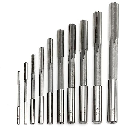 ZGPjubilant 10 stücke 3-12mm Maschine Reibahle Set H7 Zylinderschaft Fräsen Chucking Reibahle Hand Reibahlen