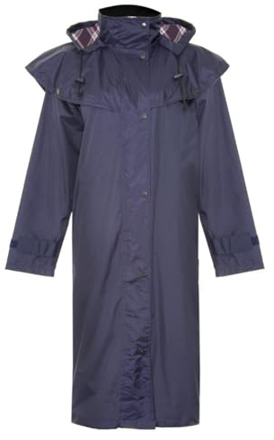 U.S Trading Champion Sandringham Country Estate Womens Waterproof Riding Coat (UK, Numeric, 10, Regular, Regular, Navy)