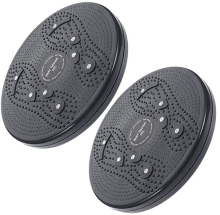 BESPORTBLE 2pcs Waist Disc Waist Sculptor Twist Fitness Slim Machine Rotating Board for Body Shaping Exercise Twist Boards