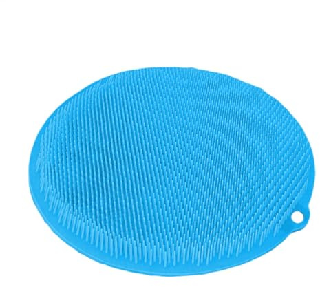 Lavapiés Exfoliante Ducha Almohadilla de Lavado de Baño Montada en Pared y | Cojín de masaje Esterilla de Baño Exfoliante de Espalda para Ducha Hombres y Mujeres