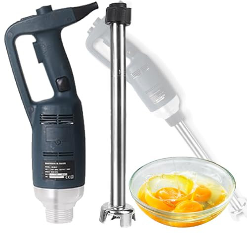 Batidoras de Varilla para Sopa de Cocina, batidora de inmersión Comercial de Varilla de 500 mm, batidora de Varilla eléctrica de Alta Resistencia de Velocidad Variable de 16000 RPM