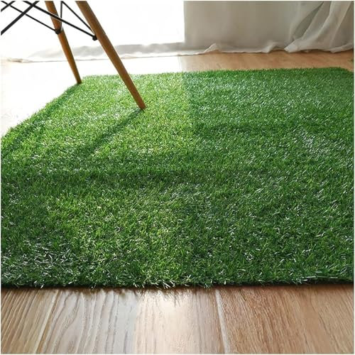 ZBORAVPIX Erba Artificiale Tappeto erboso, Erba Sintetica, Tappeto erboso Verde Anti-Perdita for Esterni, Erba Sintetica Fai da Te tagliabile, Altezza del Pelo 2 cm(80x120cm)