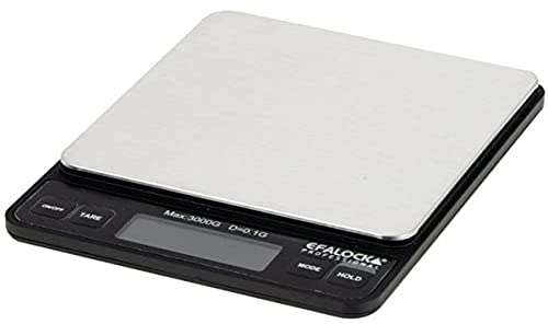 Efalock Waage Micro Scale schwarz-matt mit LCD-Display