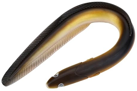 Leurres de Pêche Appâts Doux à Anguille Artificielle Réfléchissant en PVC pour Pêche Mer et Pêche à Eau Douce