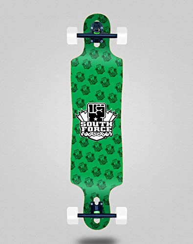 South Force Skate Skateboard Longboard Complete 40 x 9 Drop NF Green