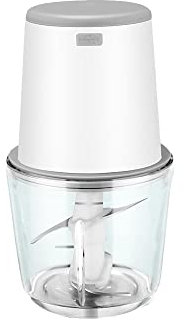 Picadora de alimentos, picadora de verduras eléctrica, picadora de carne, picadora de alimentos multifunción de 600ML para carne, verduras, frutas, hielo picado