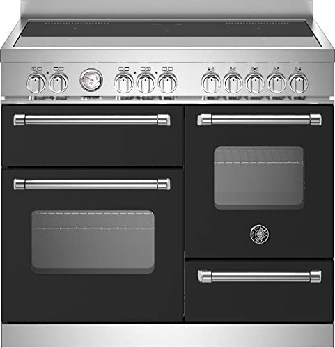 Bertazzoni Master Series MAS105I3ENEC 100cm Electric Range Cooker with Induction Hob - Black - A/A Rated