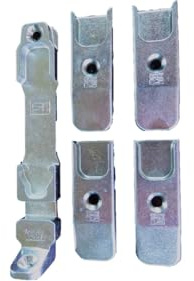 Siegenia 807 Set 1x Kippblech + 4 Schließbleche Euronut