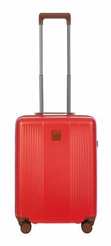 Bric's Kleiner Hartgepäck Kabinen-Koffer | Cabin-Trolley 38 x 20 x 55 cm aus hochwertigem, robustem Polycarbonat Material | für Damen und Herren | 4 Doppelrollen & TSA-Schloss | Ferrara Serie