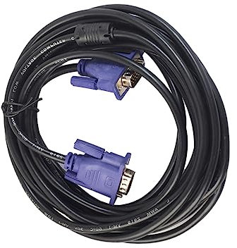 CAXUSD Cable De Video Vga Macho a Macho 5m para Computadora con De Ferrita Admite 1920x1200