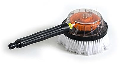 TOKIDNY Autowaschbürste Mit Wasserdurchfluss Tragbare Reinigungsbürste Automatische Rotierende Bürste Weiches Filament Abs-Kunststoff