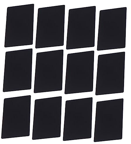 COHEALI Elegante 0 2mm Aluminium Blankokarten 100pcs Metall Visitenkarten