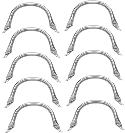 KOCKSHION Mangos de Repuesto para Olla de Acero Inoxidable, 10 Piezas, Resistentes a Altas Temperaturas, Antideslizantes, para Ollas y Sartenes