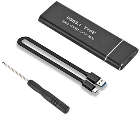 DollaTek Adaptador SATA M.2 USB 3.0 a SSD NGFF. Carcasa Externa SATA III. 2280, 2260, 2242, 2230. Caddy SATA3 NGFF de Clave B, UASP de 6 Gbps para Windows 10/8/7/VISTA/XP/Linux/Mac OS