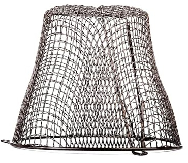 Tower Brown Plastic Coated Boiler Flue Terminal Guard Outlet 11'' X 6.5 Round K3 Plastic Coat Basket Cover
