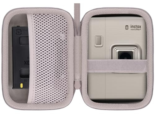 co2CREA Hard Travel Case for Fujifilm Instax Mini Liplay+ Instant Camera | Shockproof EVA Shell with lightweight Hand Strap for Outdoor Travel, Case Only