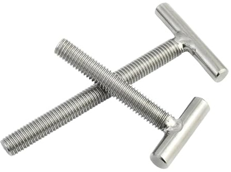 Zylindrische Schweißschrauben aus Edelstahl 304, T-förmig, M4, M5, M6, M8, M10, M12, M14, M16, Hammerkopfschrauben for Rutschenschienen und Gehrungsschienen(60mm,M16-1PCS)