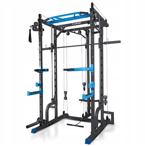 THUNDER SLIDE Smith Machine Kraftstation mit Klimmzugstange, 250 kg
