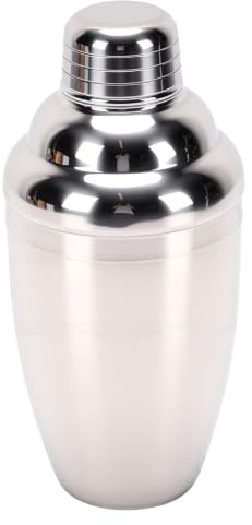 Annadue 500 Ml Cocktailshaker med Lock Läcksäker Matklassad Rostfritt Stål Bartender Mixing Tenn Ergonomisk Professionell Bar Drink Mixer för Martini Margarita Home Kitchen