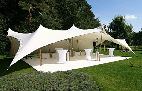 Wasserdichtes, kommerzielles Hochzeits-Event, Terrasse, Party, beschichtetes Beduinen-Stretch-Zelt (Größe: 7 x 6,1 x 3 m)