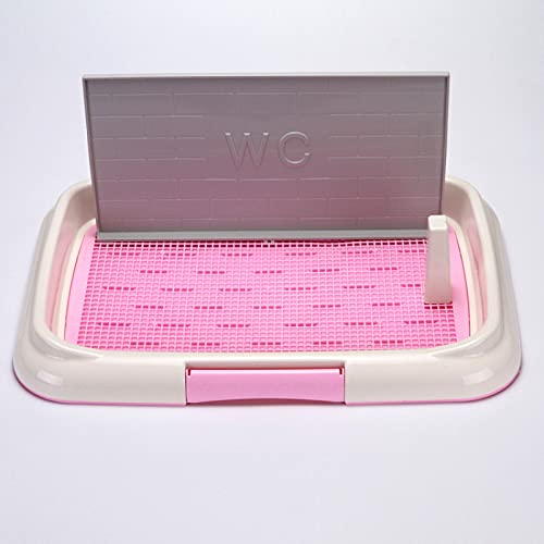 TRGCJGH Hundetöpfchen PIPI Pad Halter Hundetoilette Töpfchen Training Tablett Mit Wandabdeckung Für Hunde Indoor Hundetoilette