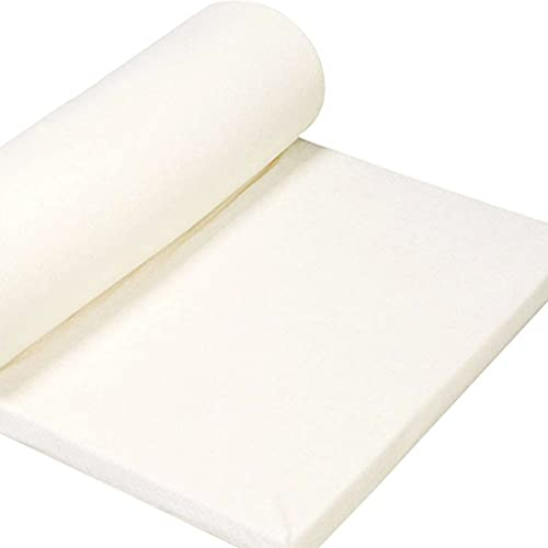 GGoty Hochdichte Polsterschaum-Matratze, auf jede Größe zuschneidbar, Ersatz für Sofakissen, Sitzkissen, Esszimmer-Hocker, Stuhl, Schaumstoff-Sitzpolster (140 x 50 cm, 10 cm)