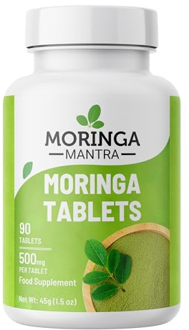 Moringa Mantra Moringa Leaf Powder Tablets 90 nos, 500 mg Per Tablet