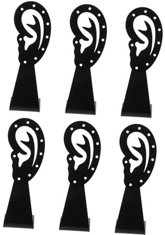 SAFIGLE 6 Stücke Ohrring Organizer Ohr Form Schmuck Display Rack Dekorative Ohrring Ständer Für Verkauf