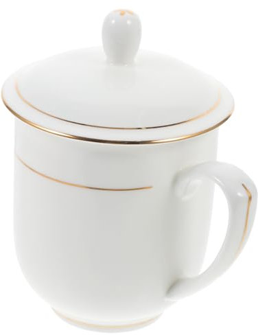 SHOWERORO Tazza da Latte in Ceramica Tazza d'Acqua per Uso Domestico Accessorio per caffè Pratica E Robusta Facile da Pulire E Durevole