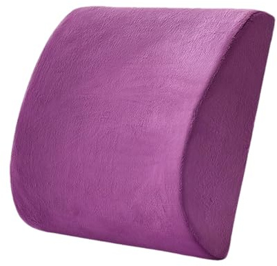 Cojín cómodo de alta calidad: almohada lumbar ortopédica de espuma, cojín de asiento para alivio del coxis, cojín ligero para silla, diseño duradero para uso con sillas y asientos en el hogar suave