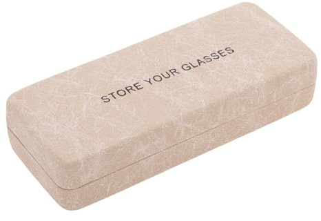 CAPASTEC Hårt glasögonfodral beige 1 st bärbart skydd
