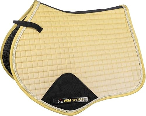 HKM Essentials Ombre Schabracke, Hellgelb/gelb, Pony Dressur