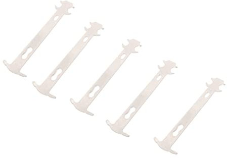 Toyvian 5pcs Chain Detection Tool Bike Chain Wear Indicator for Repair and Maintenance