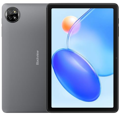 Blackview Tablet Tab 20 WiFi Android 15, 12GB+64GB (Ampliable 2TB), Asistente Gemini AI, 10.1'' HD+, Batería 6000mAh, Cámara 5MP+8MP, Bluetooth 5G WiFi, Altavoces Dual Box, Desbloqueo Facial, Gris
