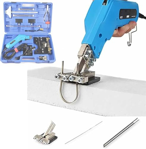 Taglierina per polistirolo con Lama Calda, Temperatura Regolabile, Bordo di Taglio Liscio, per Tagliare polistirolo, Spugna, Tessuto