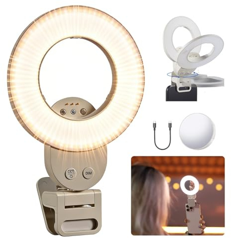 Godox LR30Bi LED Lampe Selfie Smartphone, Anneau Lumineux USB-C Bi-Color