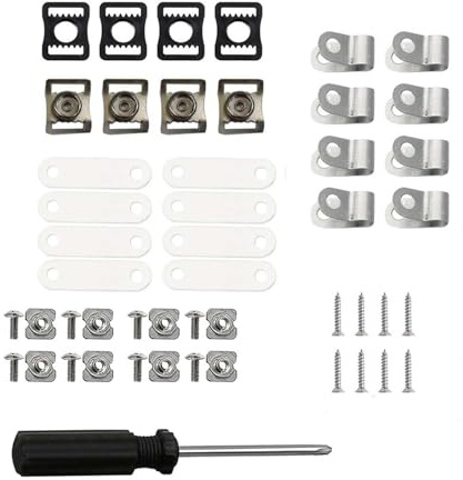 Fxzqgnh Kit di Riparazione per Casco Da Football Americano (49 Pezzi), Fibbie per Casco, Attrezzi, Casco Da Softball per Uomo E Donna